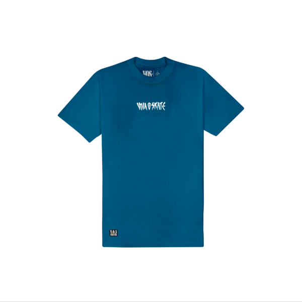 T-shirt Azul Mescla VIVAOSKATE